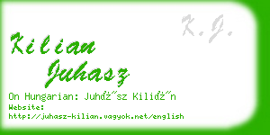 kilian juhasz business card